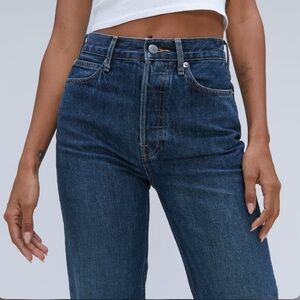 Everlane Rigid Way-High Jean – Rich Indigo – Brand New with Tags!